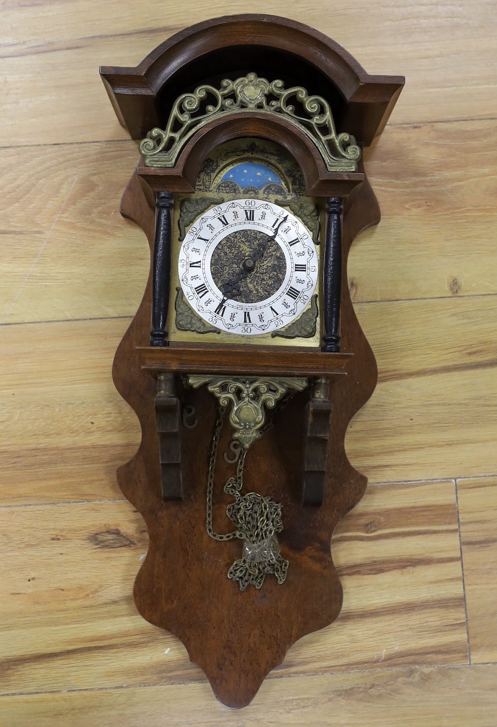 A reproduction wall clock